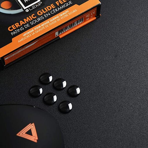 6 patins en cérmique pour souris