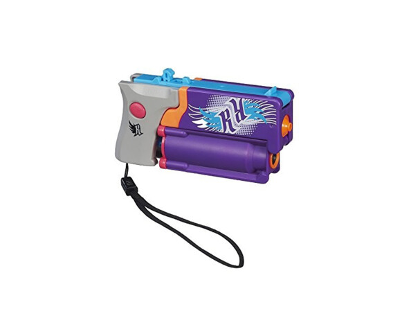 Pistolet de poche Nerf Rebelle compact plié avec système de camouflage et dragonne qui pend