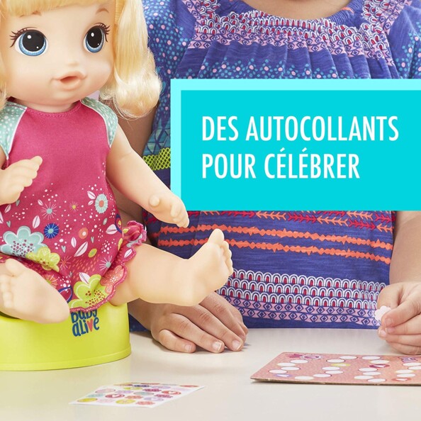 Poupée interactive "Baby Alive Va sur le pot"