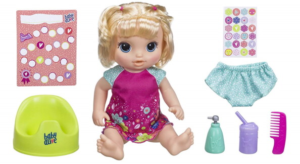 Poupée interactive "Baby Alive Va sur le pot"