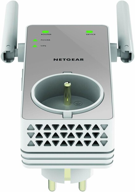 Répéteur wifi double bande AC750 avec prise filtrée