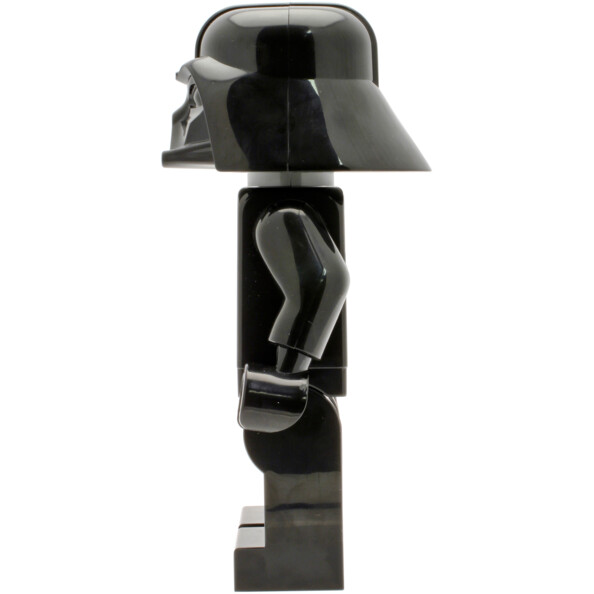 Réveil LEGO Dark Vador 9002113 vu de profil.