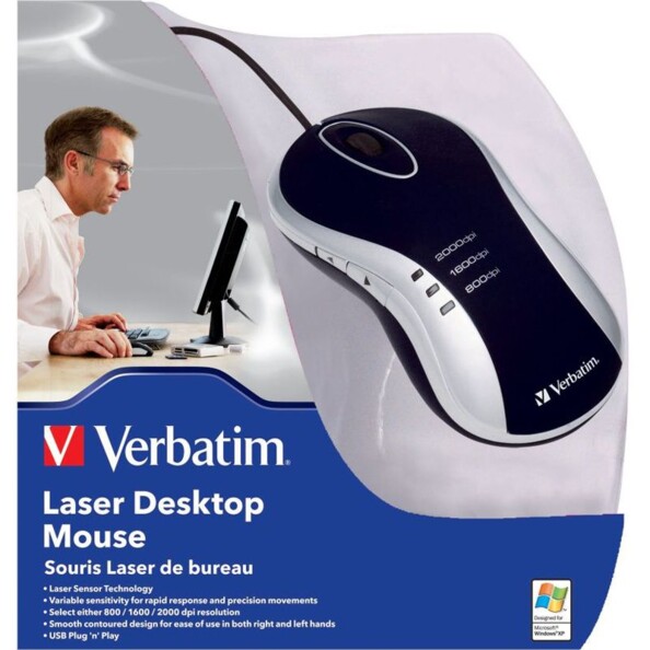 Packaging de la souris Verbatim 49010.