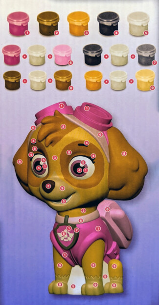 Tirelire à peindre Pat' Patrouille - Stella