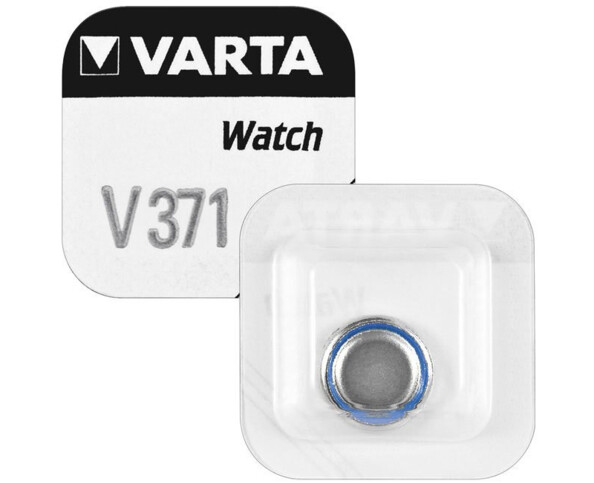 Pile bouton SR920SW / V371 1,55V Varta packaging