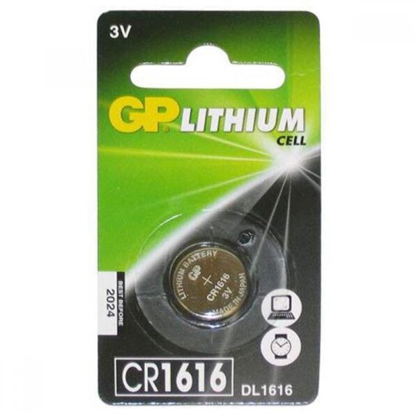 Pile bouton  Lithium CR1616 3V