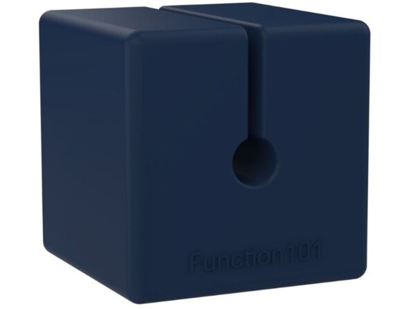 Bloc magnétique coloris bleu avec encoche pour câble rond