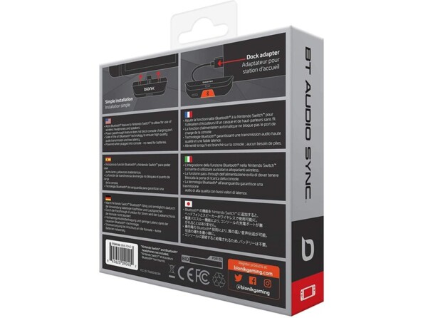 Adaptateur Bluetooth Bionik pour switch