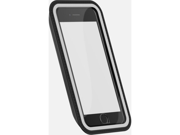 Etui de protection magnétique avec film en PVC transparent avec ouverture pour Touch ID et sorties pour écouteurs en haut et en bas