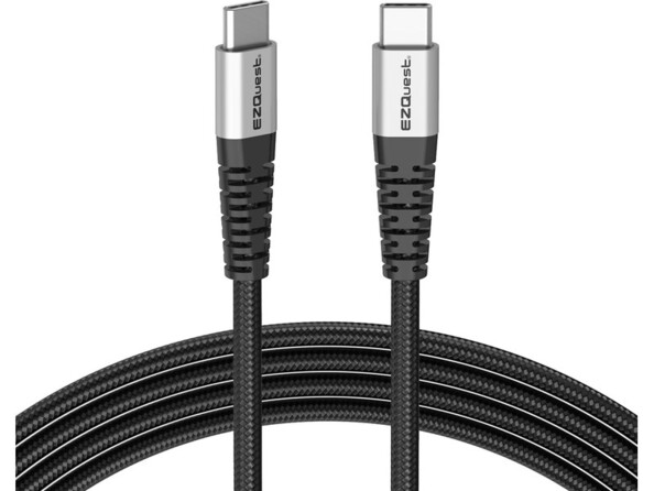 Câble DuraGuard USB-C vers USB-C 2 m de la marque EZQuest