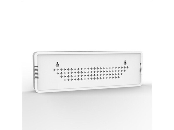 Arrière du boîtier du capteur infrarouge de CO2 avec trous pour fixation murale et analyse de l'air