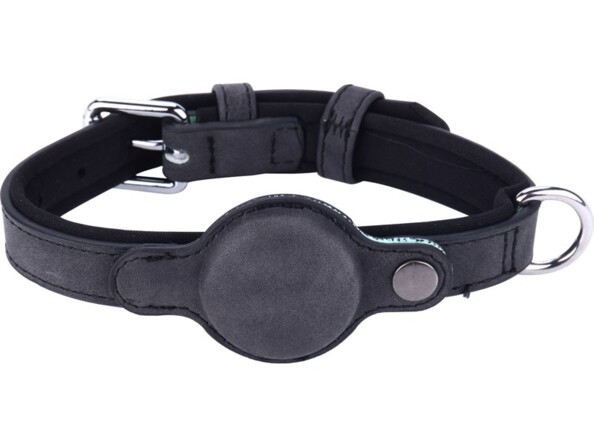 Collier connecté pour chien avec traceur GPS MiTag taille S coloris gris de la marque MiLi