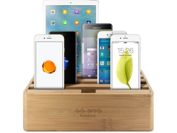 Station de chargement Ze Box Bamboo de la marque Novodio