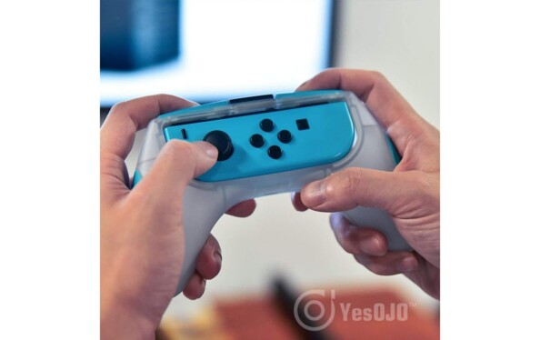 Supports pour Joy-Con Nintendo Switch, paire translucide