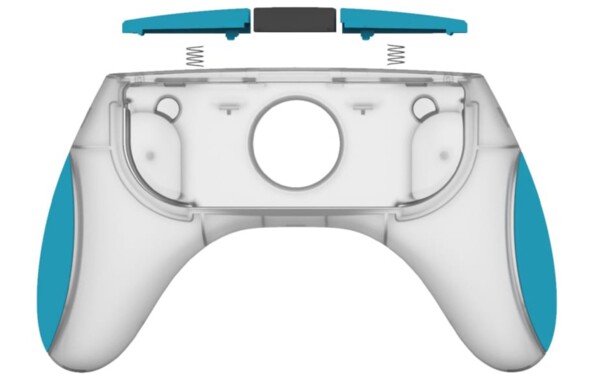 Supports pour Joy-Con Nintendo Switch, paire translucide