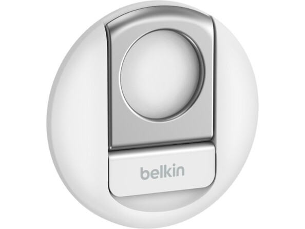 Support magnétique pour smartphone et PC portable coloris blanc de la marque Belkin