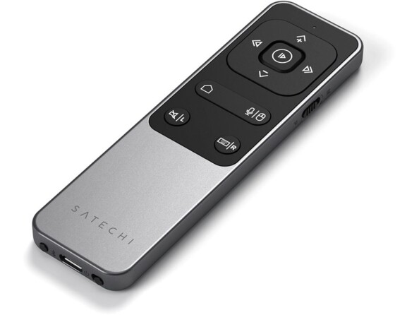 Présentateur bluetooth double mode coloris gris sidéral/noir compatible PC/Mac, smartphone, tablette et commandes vocales