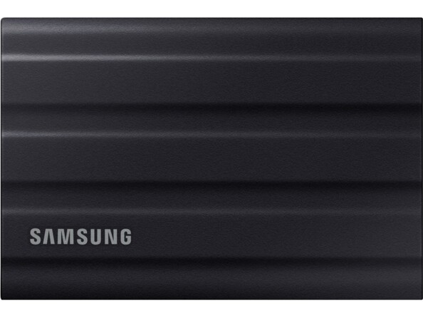 Disque dur externe portable T7 Shield 2 To coloris noir de la marque Samsung