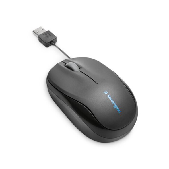 Souris mobile filaire USB Pro Fit à câble rétractable