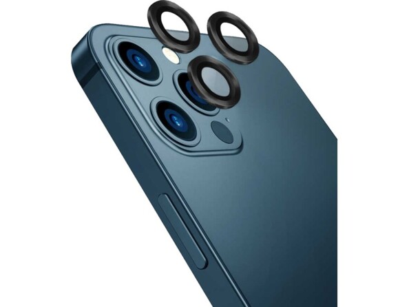 3 protections pour objectifs en verre trempé 9H pour iPhone 12 Pro de la marque Wiwu