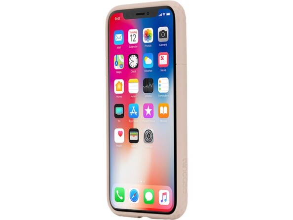 Côté droit avec boutons protégés d'un smartphone Apple avec coque bumper