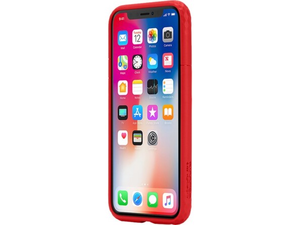Côté droit avec boutons protégés d'un smartphone Apple avec coque bumper