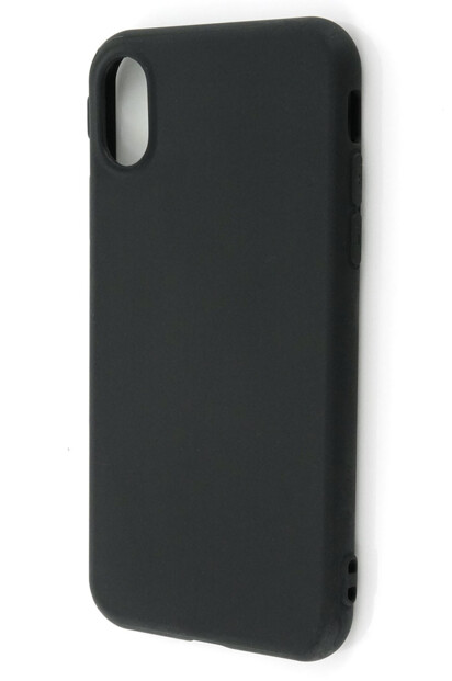 Coque de protection souple pour iPhone X coloris noir de la marque MacWay