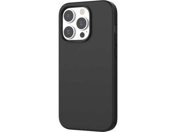 Coque de protection en silicone magnétique pour iPhone 14 Pro Max coloris noir de la marque Novodio