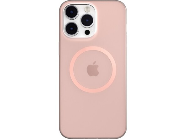 Arrière d'un iPhone 14 Pro avec coque de protection magnétique compatible MagSafe