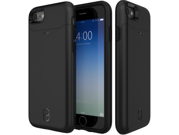 Coque de protection pour iPhone 7 LEVEL Card Edition coloris noir de la marque Patchworks