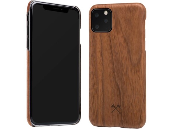 Coque de protection Slim Case pour iPhone 11 Pro en bois de noyer de la marque Novodio