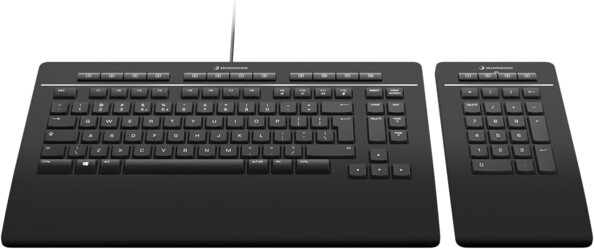 Clavier AZERTY Keyboard Pro avec pavé numérique sans fil