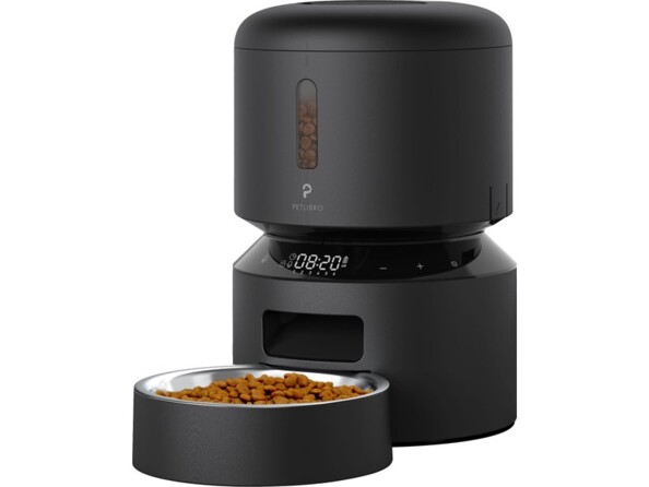 Distributeur de croquettes automatique Granary coloris noir de la marque Petlibro