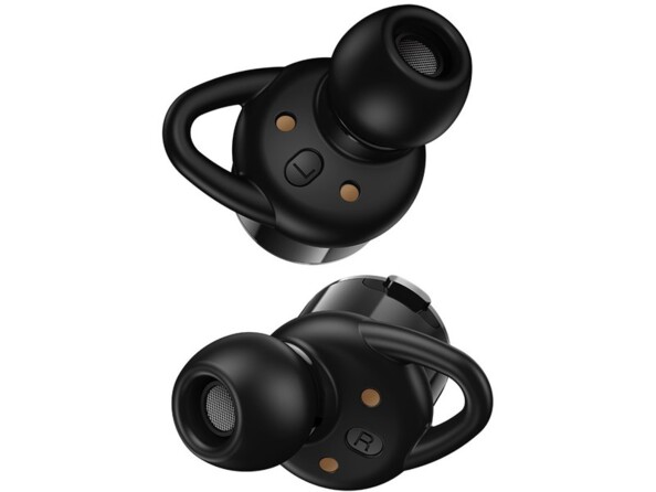 Écouteurs sans fil étanche avec embouts en silicone et micro intégré