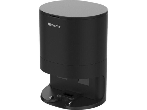 Base avec plateforme pour robot aspirateur et réservoir collecteur de poussière avec sac