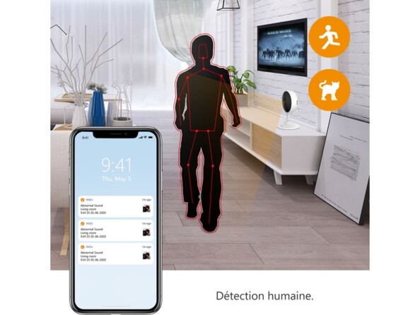 Reconnaissance de mouvements humains par IA expliquée par un schéma