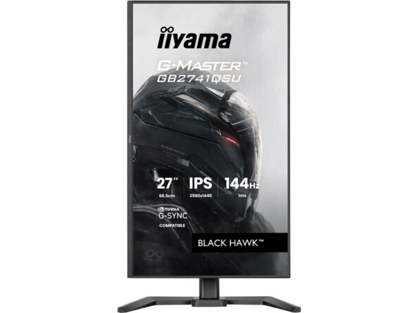 Orientation à 90° en format portrait du moniteur gaming iiyama Black Hawk G-Master IPS 27" 144 Hz
