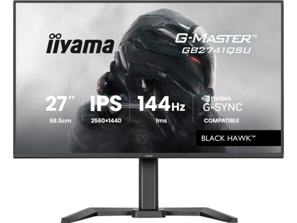 Écran PC gaming G-Master Black Hawk 27" GB2741QSU-B1 de la marque iiyama