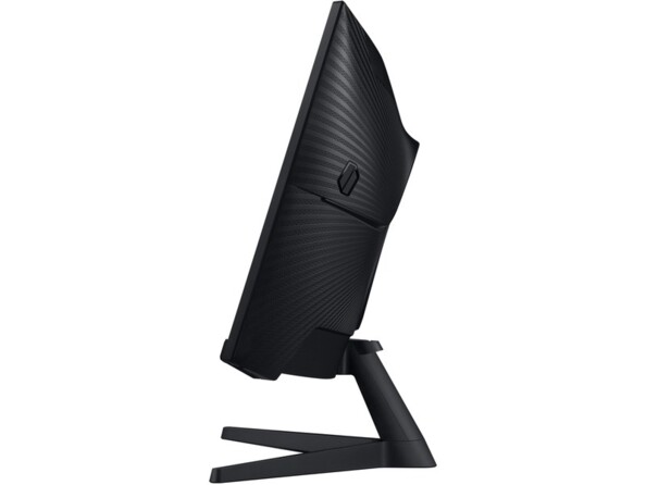 Vue côté droit de l'écran incliné en arrière coloris noir