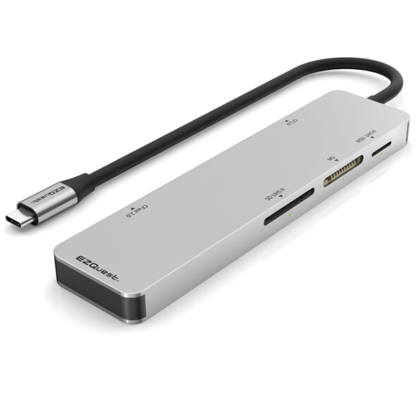Lecteur de cartes USB-C 5 ports de la marque EZQuest