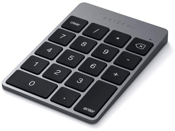 Pavé numérique sans fil silencieux coloris gris sidéral Satechi