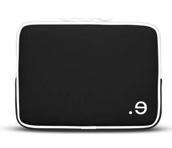 Sacoche pour PC portable 13" LA robe Pro de la marque Be.ez coloris noir et blanc