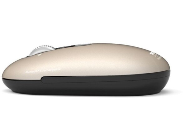Côté gauche de la souris Pure Mac Port Designs beige arrondie et compacte