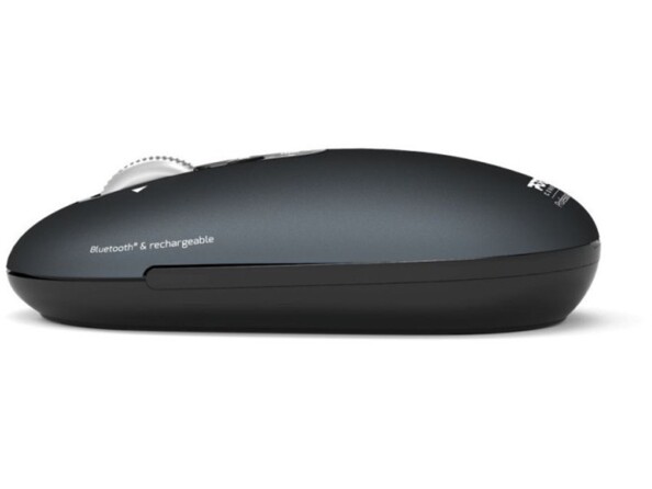 Côté gauche de la souris Pure Mac Port Designs gris arrondie et compacte