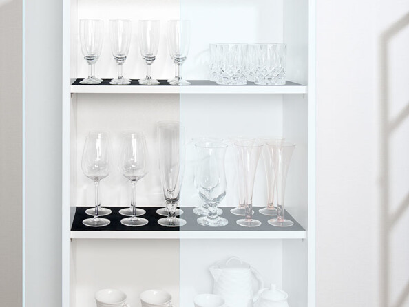 Film autocollant effet velours pour exposer des petits objets - 45 x 100 cm