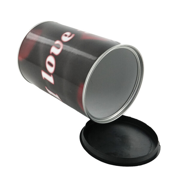 Boîte cadeau sous forme de canette métallique idéal pour les amoureux et la saint-valentin par Infactory