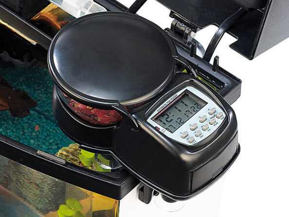 Distributeur automatique de nourriture pour aquarium