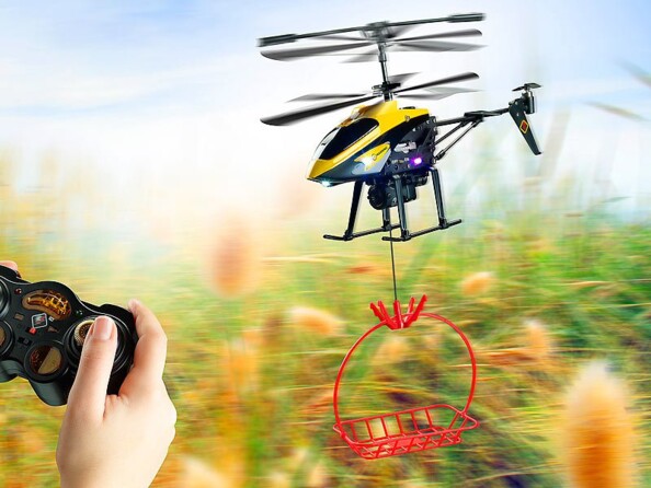 Hélicoptère télécommandé 3 canaux ''GH-45C'' avec treuil