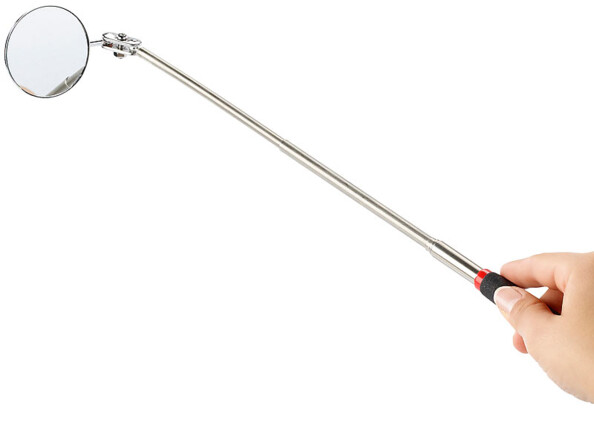 Miroir téléscopiques avec longues perches léger avec manche confort
