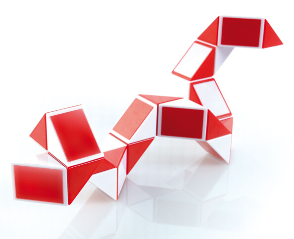 puzzle 3d magnetique avec prismes pour formes origami anti stress